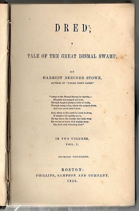 Dred; Tales of the Dismal Swamp