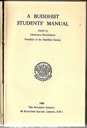 Buddhist Students' Manual