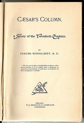Caesar's Column; A Story of the Twentieth Century