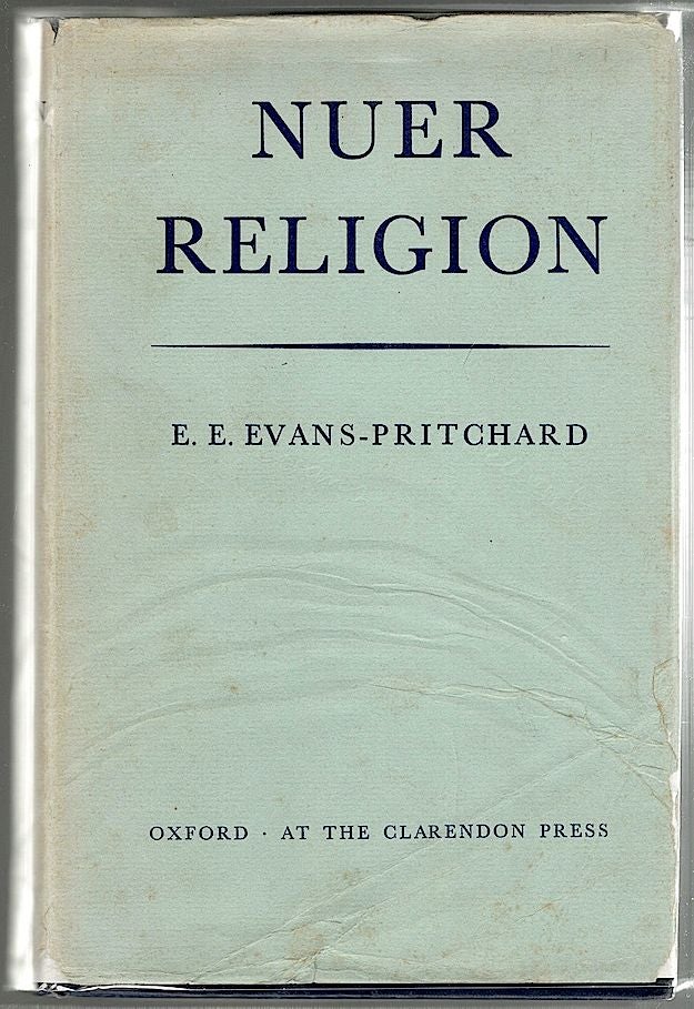 Item #126 Nuer Religion. E. E. Evans-Pritchard.