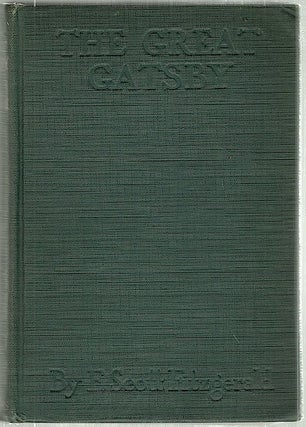 Item #1346 Great Gatsby. F. Scott Fitzgerald