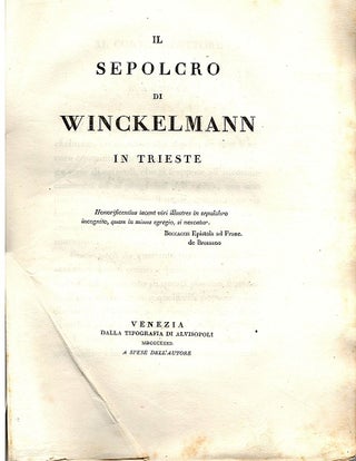Il Sepolcro di Winckelmann in Trieste