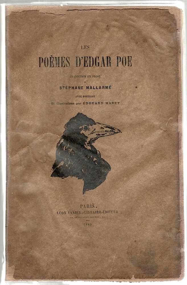 Item #1501 Poèmes d'Edgar Poe; Traduction en Prose de Stéphane Mallarmé; Avec Portrait et Illustrations par Édouard Manet. Stéphane / Manet Mallarmé, Édouad.