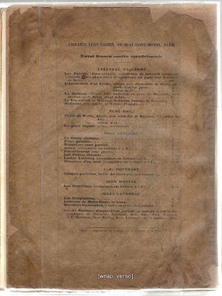 Poèmes d'Edgar Poe; Traduction en Prose de Stéphane Mallarmé; Avec Portrait et Illustrations par Édouard Manet