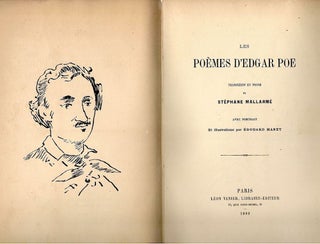 Poèmes d'Edgar Poe; Traduction en Prose de Stéphane Mallarmé; Avec Portrait et Illustrations par Édouard Manet