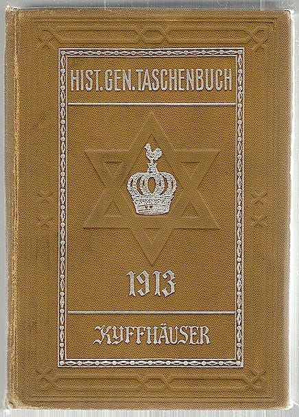 Item #1514 Historisch-Genealoges Taschenbuch; Des Gesamten Adels Jehudäischen Ursprunges. Semigotha.