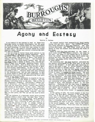 Item #15577 Agony and Ecstasy. Maurice B. Gardner