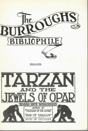 Item #15597 Tarzan and the Jewels of Opar. Edgar Rice Burroughs