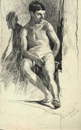 Item #15630 "Nude Study" W. H. Drake