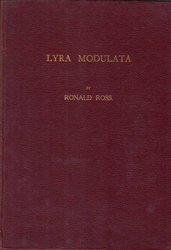 Item #15809 Lyra Modulata. Sir Ronald Ross.
