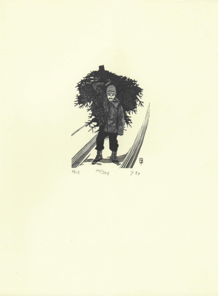 Item #15838 "Seven Wood Engravings"; An edition printed for the exhibition of Fred Bryan and Gaylord Schanilec at the Phipps Center for the Arts, Hudson, Wisconsin in January, 1988. Gaylord Schanilec.