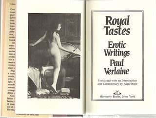 Royal Tastes; Erotic Writings