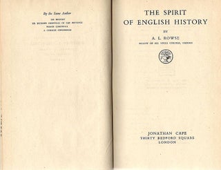Spirit of English History