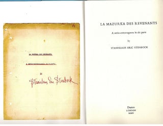 La Mazurka des Revenants; A Serio-Extravaganza in Six Parts