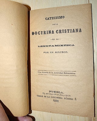 Catecismo de la Doctrina Cristiana; En la Lengua Mixteca