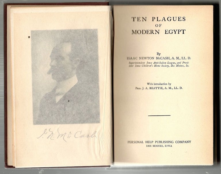 Item #17 Ten Plagues of Modern Egypt. Isaac Newton McCash.