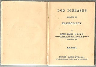Dog Diseases; Treated by Homoeopathy