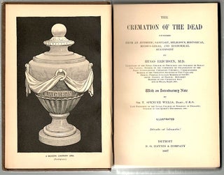 Item #207 Cremation of the Dead; From an Aesthetic, Sanitary, Religious, Historical,...