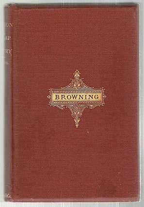 Item #2207 Red Cotton Night-Cap Country; Or Turf and Towers. Robert Browning