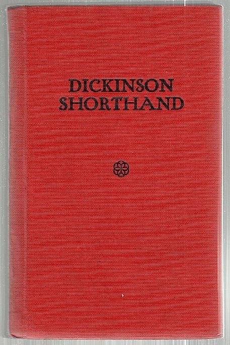 Item #2288 Dickinson Shorthand. Joseph B. Dickinson.