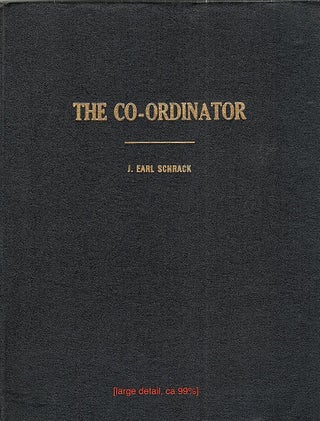 Item #2298 Co-Ordinator; inner Watch. J. Earl Schrack