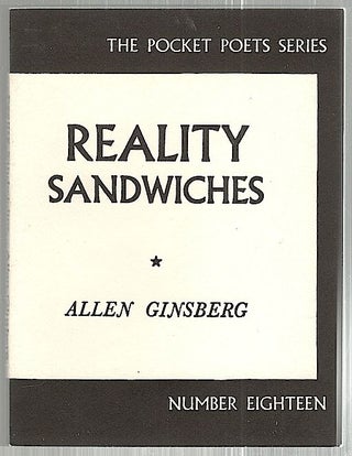 Item #2355 Reality Sandwiches. Allen Ginsberg
