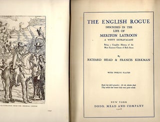 English Rogue; Described in the Life of Meriton Latroon