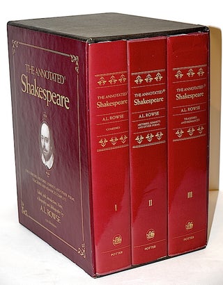 Item #2505 Annotated Shakespeare; Comedies—Histories, Sonnets and Other Poems—Tragedies and...