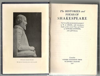 Histories and Poems of Shakespeare