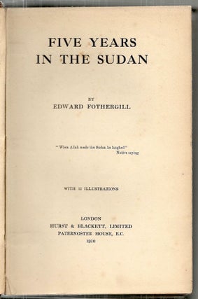 Five Years in the Sudan