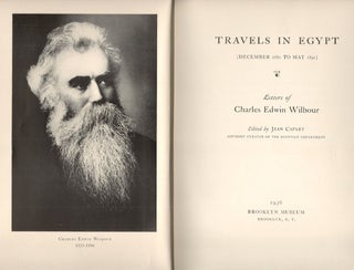 Travels in Egypt; December 1880 to May 1891