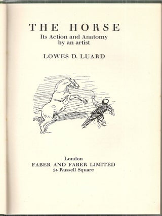 Horse; Its Action and Anatomy