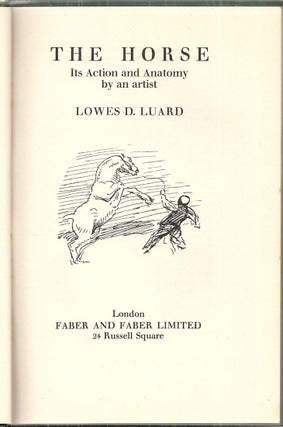 Horse; Its Action and Anatomy