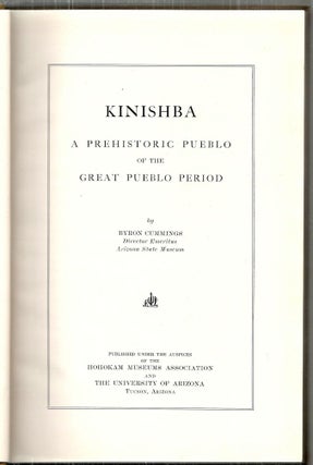 Kinishba; A Prehistoric Pueblo of the Great Pueblo Period