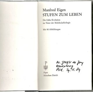 Stufen zum Leben; Die Frühe Evolution im Visier der Molekularbiologie