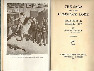 Saga of the Comstock Lode; Boom Days in Virginia City