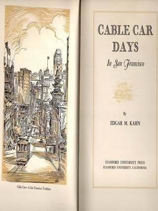 Cable Car Days; In San Francisco