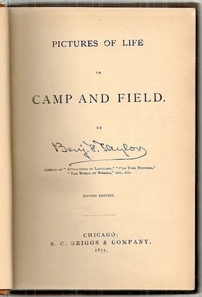 Pictures of Life in Camp and Field