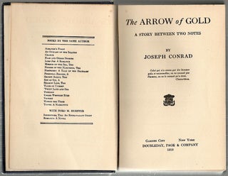 Arrow of Gold; A Story Between Two Notes