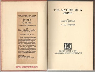 Nature of a Crime