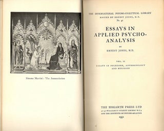 Essays in Applied Psycho-Analysis