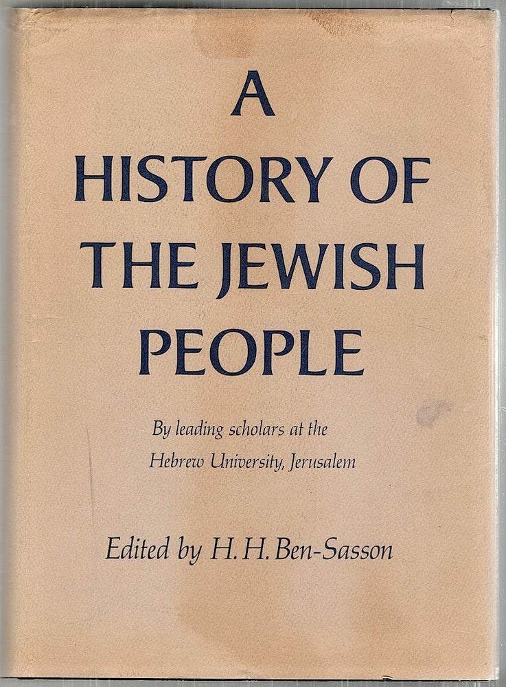 Item #3267 History of the Jewish People. H. H. Ben-Sasson.