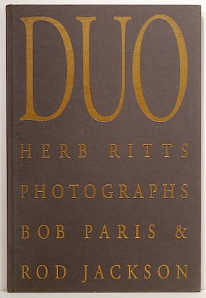 Item #3288 Duo; A Book of Photographs. Herb Ritts