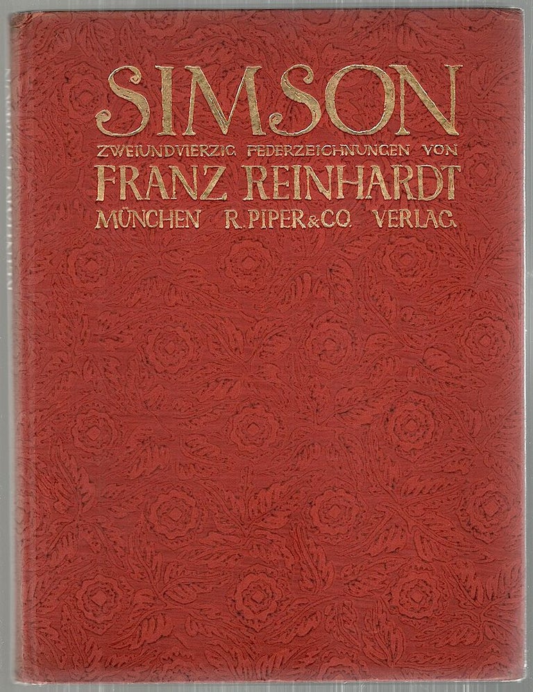 Item #3573 Simson; Dreiundvierzig Federzeichnungen. Franz Reinhardt.