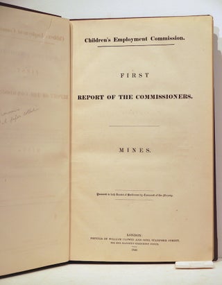 First Report of the Commissioners; Mines