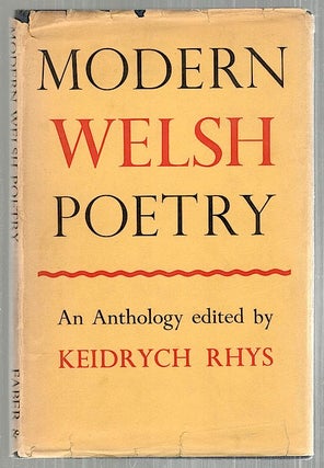 Item #3621 Modern Welsh Poetry. Keidrych Rhys