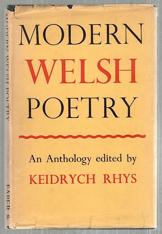 Item #3621 Modern Welsh Poetry. Keidrych Rhys.