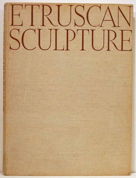 Item #3783 Etruscan Sculpture. Ludig Goldscheider, introduction.
