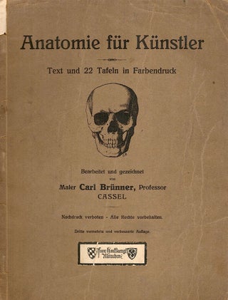 Item #3877 Anatomie für Künstler. Carl Brünner