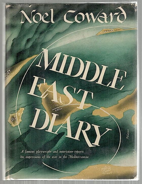 Item #4127 Middle East Diary. Noel Coward.